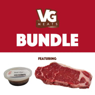 Steaks for 2 Bundle - 10oz Striploins