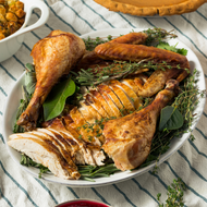 Medium Cooked Turkey Dinner